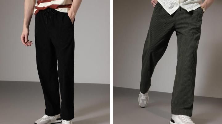 Men's Corduroy Pants Combo of 2