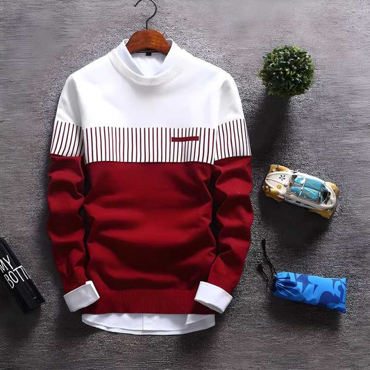 Cotton Maroon Full Sleeves T-Shirts