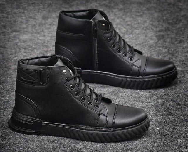 Men's Korean Style High Top Casual Shoes