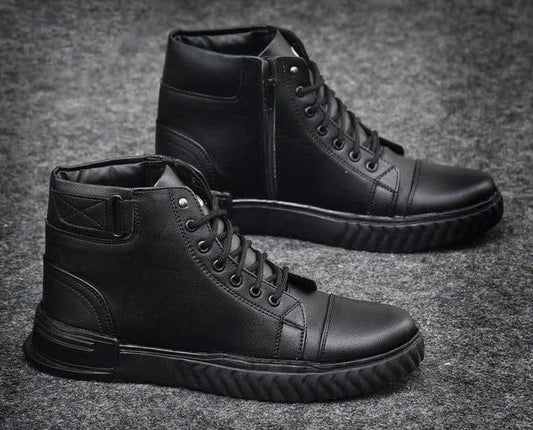 Men's Korean Style High Top Casual Shoes