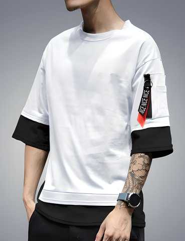 Cotton Blend Half Sleeves T-Shirt